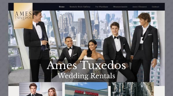 ames tuxedos website